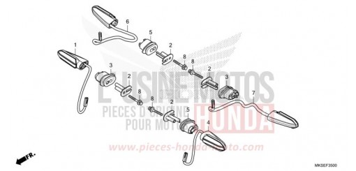 BLINKER CRF1100D4M de 2021