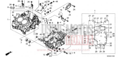 KURBELGEHAEUSE CRF1100D4M de 2021