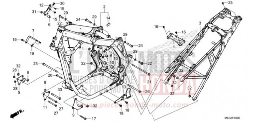 RAHMENKOERPER CRF1100D4N de 2022
