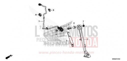 SEITENSTAENDER CRF1100DL de 2020