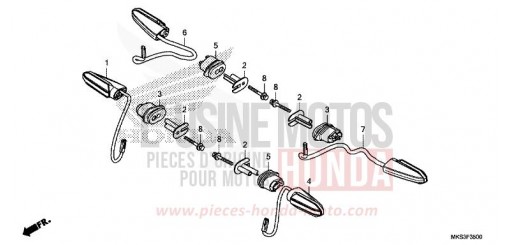 BLINKER CRF1100DL de 2020