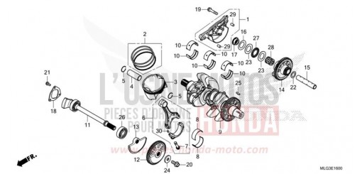 KURBELWELLE/KOLBEN CRF1100DN de 2022