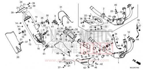 ABGAS-SCHALLDAEMPFER CRF1100DN de 2022