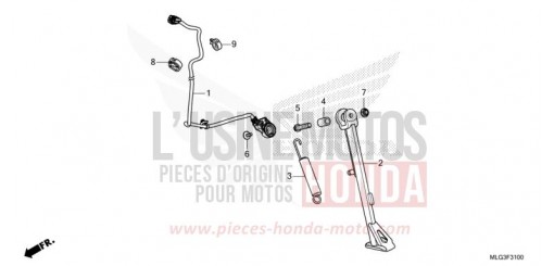 SEITENSTAENDER CRF1100DN de 2022