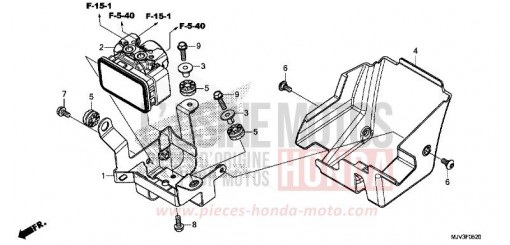ABS-MODULATOR CBR500RAF de 2015