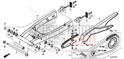 SCHWINGE CBR500RAF de 2015