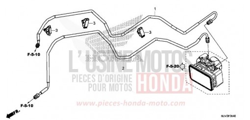 BREMSLEITUNG CBR500RAF de 2015