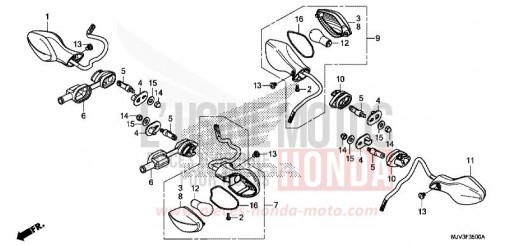 BLINKER CBR500RAF de 2015