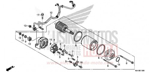ANLASSER CBR500RAF de 2015
