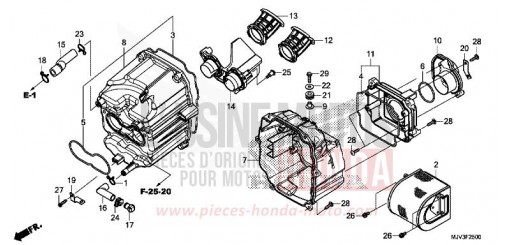 LUFTFILTER CBR500RAF de 2015