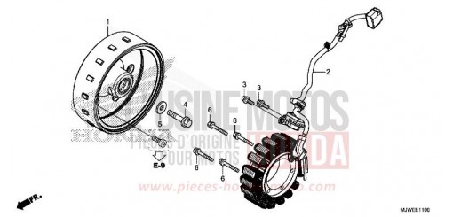 GENERATOR CBR500RAG de 2016