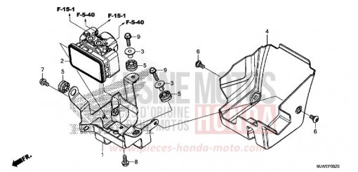 ABS-MODULATOR CBR500RAG de 2016