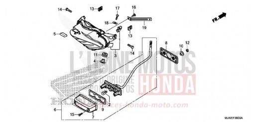 HECKLEUCHTE CBR500RAG de 2016