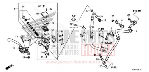 ABS-MODULATOR CBR500RAG de 2016
