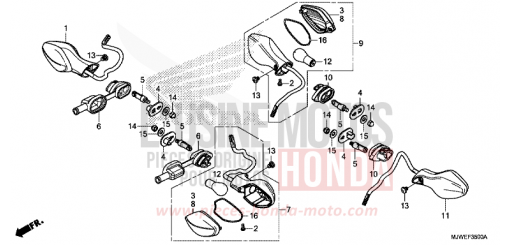 BLINKER CBR500RAH de 2017
