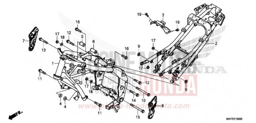 RAHMENKOERPER CB500FAN de 2022