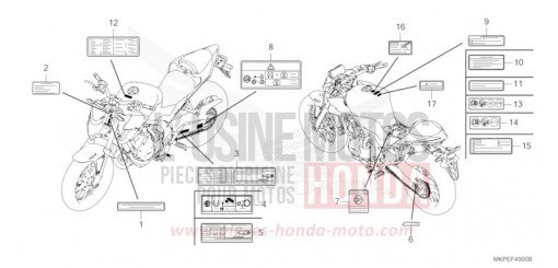 WARNETIKETT CB500FAN de 2022