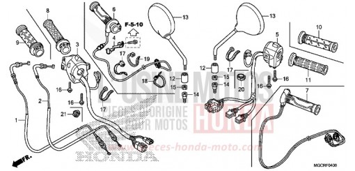 SCHALTER/KABEL CB1100NAJ de 2018