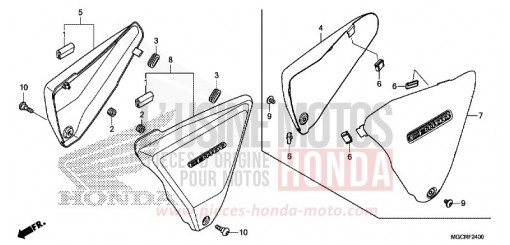 SEITENABDECKUNG CB1100NAJ de 2018