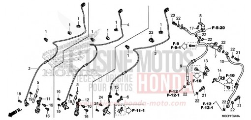 KURBELGEHAEUSEABDECKUNG CB1100NAK de 2019