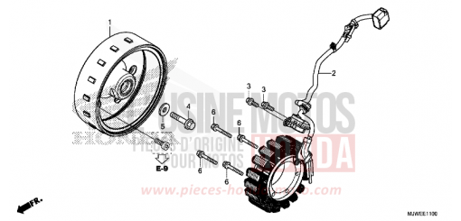 GENERATOR CBR500RAH de 2017