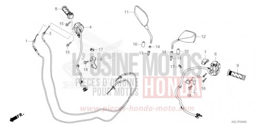 SCHALTER/GRIFF/KABEL/SPIEGEL ADV350AN de 2022