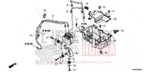 ABS-MODULATOR CB650RAK de 2019