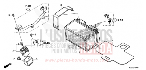 BATTERIE CBR500RAJ de 2018