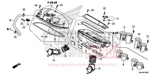 LUFTFILTER CB650RAK de 2019