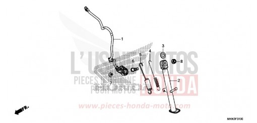 SEITENSTAENDER CB650RAK de 2019