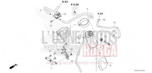 AKTIVKOHLEBEHAELTER CB650RAK de 2019