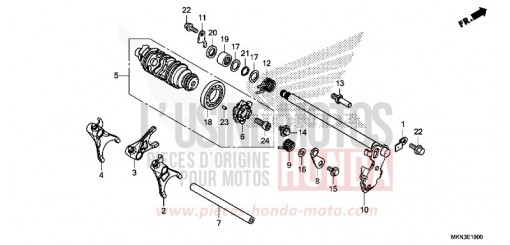 SCHALTTROMMEL CB650RAK de 2019