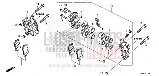 VORDERRAD-BREMSSATTEL CB650RAK de 2019