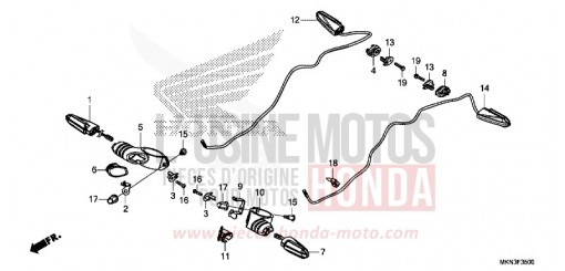 BLINKER CB650RAK de 2019