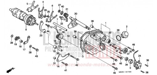 SCHALTTROMMEL CB750F21 de 2001