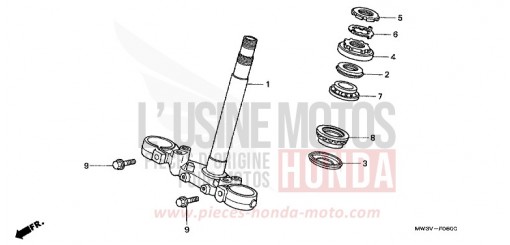 LENKSCHAFT CB750F21 de 2001