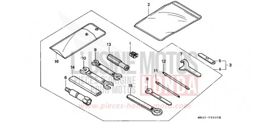 WERKZEUGE CB750F2N de 1992