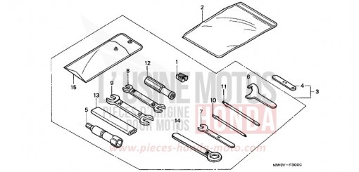 WERKZEUGE CB750F2W de 1998