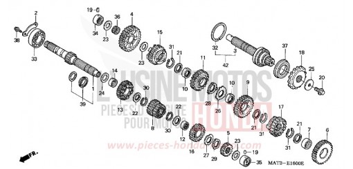 GETRIEBE CBR1100XXV de 1997
