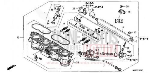 DROSSELKLAPPENGEHAEUSE CBR1100XXX de 1999