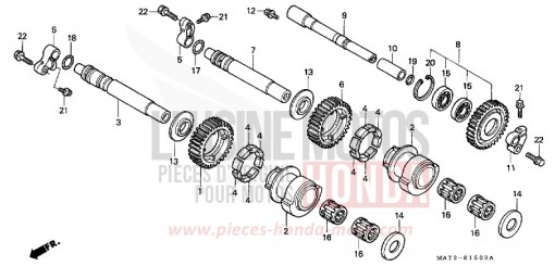 AUSGLEICHER CBR1100XXY de 2000