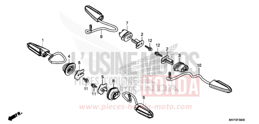 BLINKER CBR500RAK de 2019