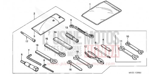 WERKZEUGE CBR1100XXY de 2000