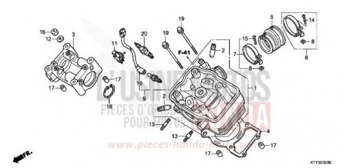 ZYLINDERKOPF CBR125RD de 2013