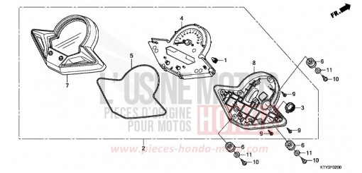 MESSGERAET CBR125RD de 2013