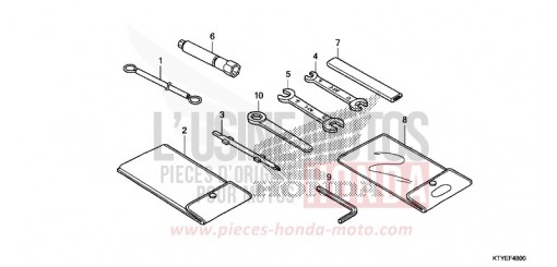 WERKZEUG CBR125RF de 2015