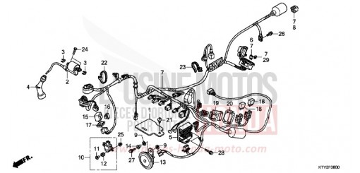 KABELBAUM CBR125RSC de 2012