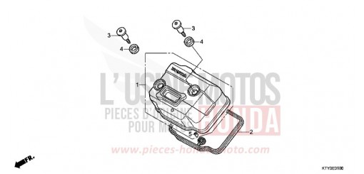 ZYLINDERKOPFDECKEL CBR125RTC de 2012