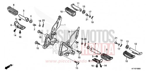 STUFE CBR125RTC de 2012