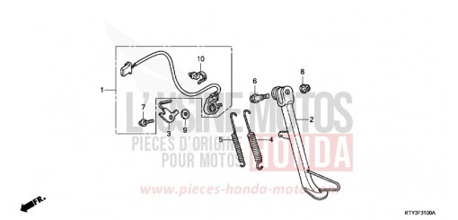 STAENDER CBR125RTC de 2012